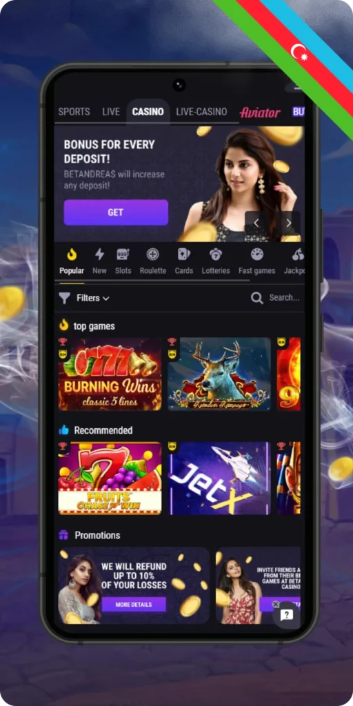 Betandreas Tətbiqinin İstifadə Üstünlükləri